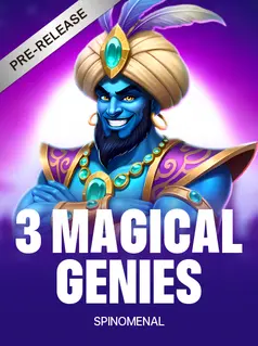 3 Magical Genies Slot mit Genie-Thema und Bonusfunktionen
